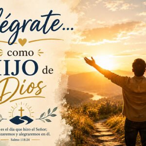 Alégrate… como hijo de Dios